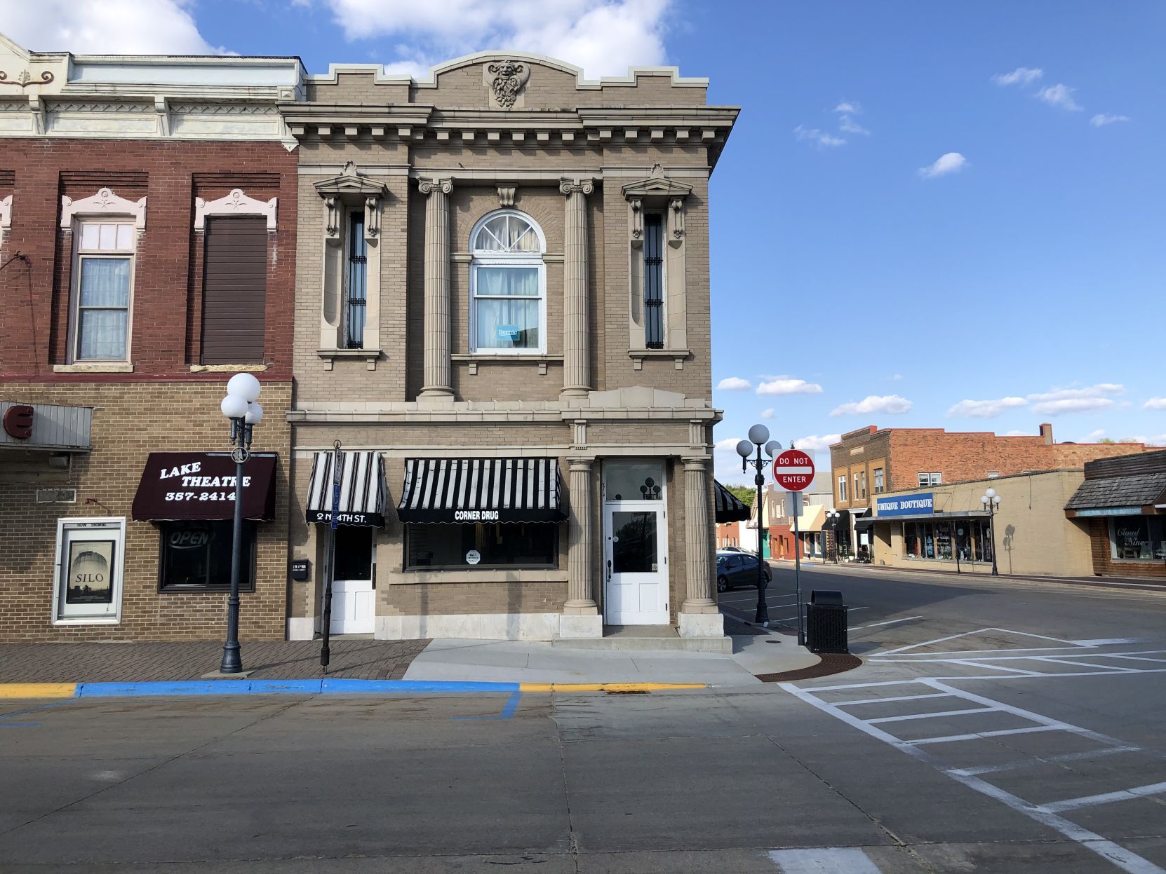 Outside of new soda fountain